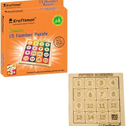 kraftsman 15 Number Slider Puzzle: Solve and Color You Own Puzzle-picture-23
