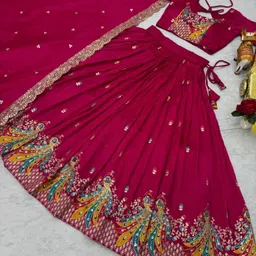 pedr trends Embroidered Semi Stitched Lehenga Choli image 2