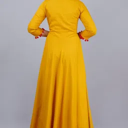 jyotisha Women Embroidered Viscose Rayon Anarkali Kurta image 3