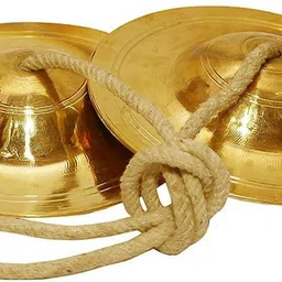Hand Cymbals Brass Percussion Instrument Manjira Manjeera Pair ,Indian Musical Instrument 8cm set of 1 Kartal Instrument-image-39