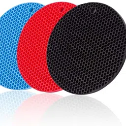 Silicone Heat Resistant Mat Multipurpose Pot Holder, Hot Pad, Trivet and coaster Silicon Trivet-image-97