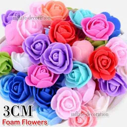 Multicolor Rose Artificial Flower-image-0