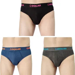 dollar bigboss Pack of 3 Solid Men Brief-picture-11