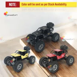 fanseekart Remote Control Metal Rock Crawler monster Car with Smoke mist Effect for kids_25 image 5