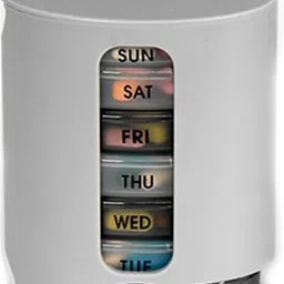 the bling stores 7-day Device Medicine Storage Pill Pro Box Organizer With 7 Single Box & 4 Daily Compartments Pill Box-picture-29