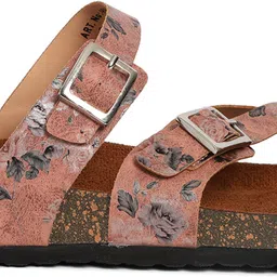 lavie Women Comfort and Adjustable Buckle Straps Premium Stylish Casual Flats Sandal image 3