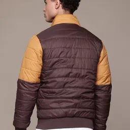roadster Men Colorblock Padded Jacket image 2