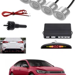 peeps store Universal 4 Silver Reverse Parking Sensor-PS25N499 Universal 4 Silver Reverse Parking Sensor-PS25N499 Parking Sensor-picture-20