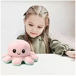 drm Octopus Toy Flip Moody Happy Sad Angry Inside Out- 20 cm image 2