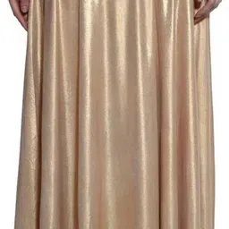 Women Solid Flared Gold Skirt-image-41