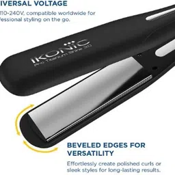 divayo naturals I-konic Pro Titanium Shine 3.0 Hair Straightener Black with Advanced Pro Titanium Shine 3.0 Hair Straightener Black with Advanced Professional Hair Straightener image 4