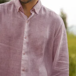 metronaut Men Regular Fit Solid Spread Collar Casual Shirt image 3