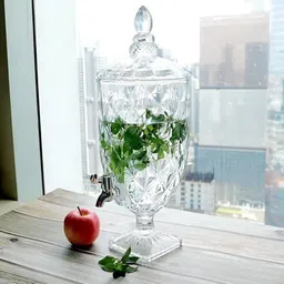 dulariya Glass Cold Water Mason Jar Beer Dispenser Bottom Loading Water Dispenser-picture-38