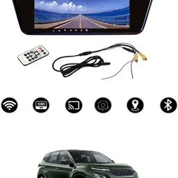 maties 7inch Rearview LED Monito Full HD With USB/TF Card/Remote Control-132 Black LED-picture-11
