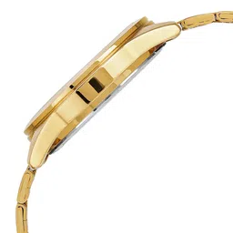 CASIO Men Patterned Dial & Stainless Steel Bracelet Style Straps Analogue Watch A2245 image 2