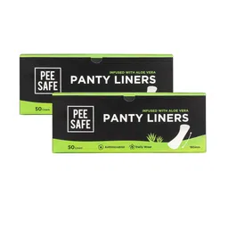 PEESAFE 2-Pcs Antimicrobial Panty Liners - 50 Liners-image-65