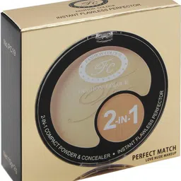 fashion colour 2 IN 1 COMPACT POWDER & CONCEALER PC19 SHADE 02 Compact image 4