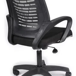 vistro Height Adjustable Doctor Stool with Cushioned Seat Leather Office Executive Chair image 3