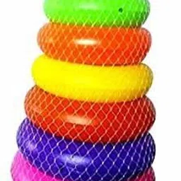 shreenik Stacking Teddy Rings for Growing Babies,- 7 pis Rings (Multicolor) image 2