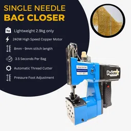universal traders & manufacturers Packstar Heavy Duty High Speed Bag Closer Machine | 2000 Stitches Per Minute Electric Sewing Machine image 5