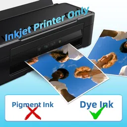 lrs Super Glossy - Pack of 20 Unruled A4 180 gsm Photo Paper image 2