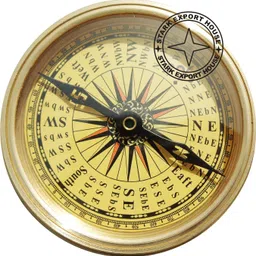 stark export house Brass 3" Inch Sundial Compass Great Gift Item Compass image 2
