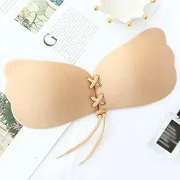 maitri enterprise Invisible Silicone Gel Self Adhesive Backless Reusable Stick on PushUp Bra M102 Nursing Breast Pad-picture-15