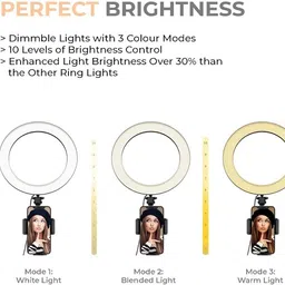 AD pro 10 inch ring light 6500 lx Camera LED Light image 2
