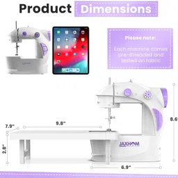 jaxhom Silai machine with stand | sewing machine electric | swing sewing machine stand Electric Sewing Machine image 2
