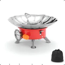 sparkless Travel Portable Stove Windproof for Hiking Trips Stainless Steel Manual Gas Stove-picture-15
