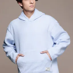 roadster Men Full Sleeve Solid Hooded Sweatshirt-picture-27