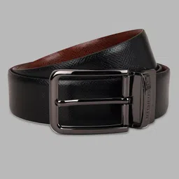 van heusen Men Casual Black, Brown Genuine Leather Reversible Belt image 5
