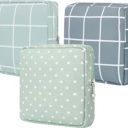 pinkmpire Women Blue, Grey, Green Cosmetic Bag-picture-12