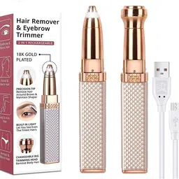 KSVILLA Eyebrow Trimmer for Women Facial Hair Remover Electric Trimmer for Face Lips Nose Body Cordless Epilator-picture-16