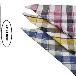 pitradev 20*20 INCH 3PC NAPKIN & 1PC POCHA 24*24 " KITCHEN HOME FLOOR Cleaning Cloth(4PC) Wet and Dry Cotton Cleaning Cloth-picture-11