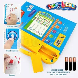 cannycubs Musical Intelligent Learning Study Book with Number & Letters image 3