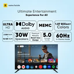 realme techlife 126 cm (50 inch) Ultra HD (4K) LED Smart Google TV 2025 Edition image 5