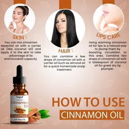 tegut Cinnamon Bath Essential Oil Cinnamomum verum aka Dalchini (10 ml) (Pack of 1) image 5