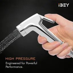 ibey ABS Health Faucet | Handheld Jet Spray | Chrome Finish & Leakproof Design Faucet Set image 3