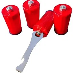 crazygol Heavy Quality Rubber Gas Legs L.P.gas Stove, Multicolour) - 4 Pieces Appliance Knob image 3