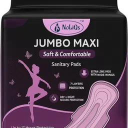 noliqs Sanitary Pads XXL Size (40 Count)Comfortable for Heavy Flow|Soft and Rash Free| Sanitary Pad-picture-47