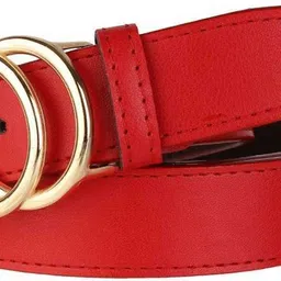 sunshopping Women Casual Red Synthetic Belt-picture-15
