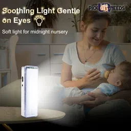 pick ur needs High Quality Dual Tube High-Bright LED Rechargeable Lantern Emergency Light Torch image 3