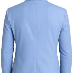 humjoli mens wear Men Solid Single Breasted Formal, Casual, Festive, Wedding Blazer image 2