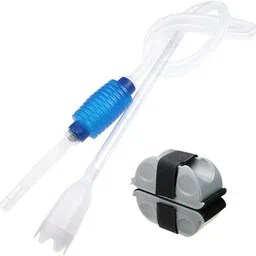 jainsons pet products Aquarium Water Exchanger - Hand Syphon Pump to Drain Replace Water with SGD-80 Magnetic Aquarium Cleaner-picture-10