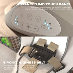 baybee Premium Automatic Electric Baby Swing Cradle with Adjustable Speed Bouncer image 5