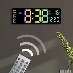szelam Digital 12 cm X 38 cm Wall Clock image 2