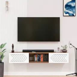 mintwud from pepperfry Tokyo TV Unit In Noce Lyon & White Finish-picture-36