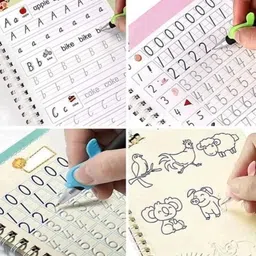 snowshell Magic Reused Practice book For Kids Handwriting 4 Book Drawing Books Magic Zx178 image 3