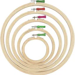 karigari Wooden Embroidery Hoop/Frame for Crafters & Designers, Set Of 5-Different Sizes 5, 6, 8, 10, 12 Inches in a pack-picture-13